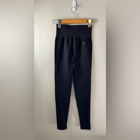 Gymshark Flex High Waisted Women’s Leggings Black Size XS - Picture 3 of 10